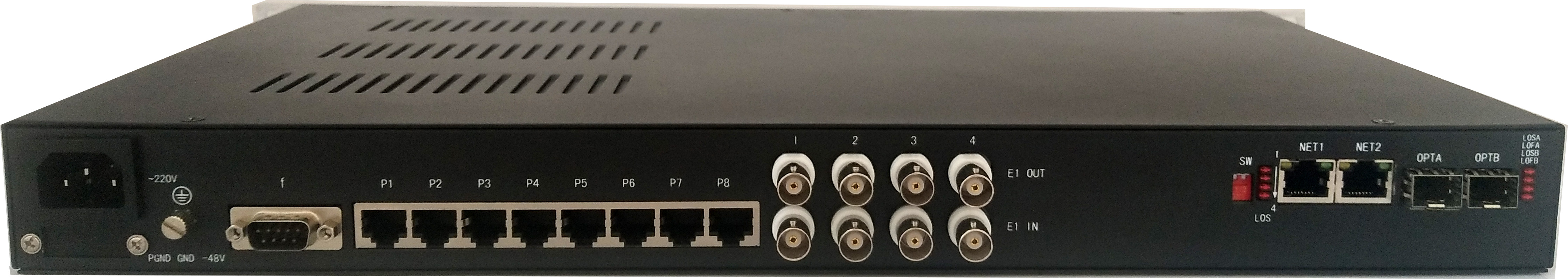 IDM GP-4000超寬帶綜合業務光纖復用設備后面板.JPG